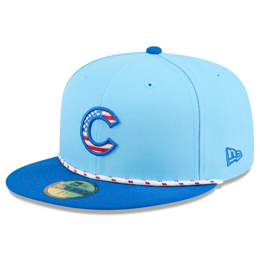 Chicago Cubs 2025 4th of July On-Field 59FIFTY Fitted Hat