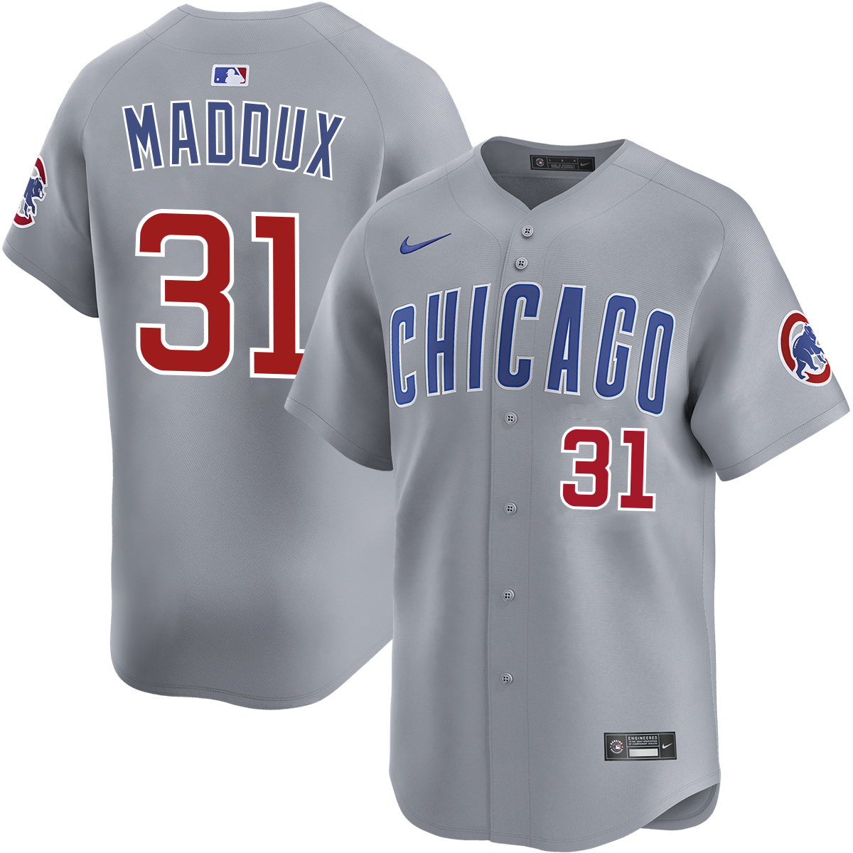 Greg Maddux Chicago Cubs Road Limited Jersey by NIKE® | Official MLB®