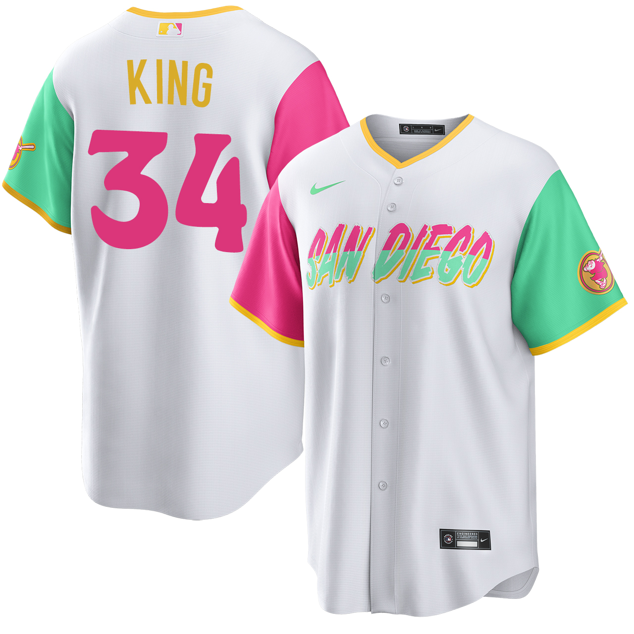 Michael King San Diego Padres City Connect Jersey by NIKE