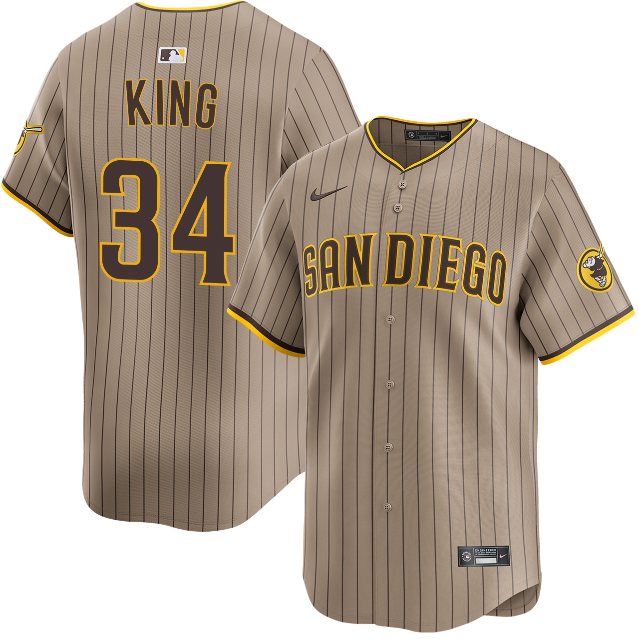 Michael King San Diego Padres Alternate Limited Jersey by NIKE