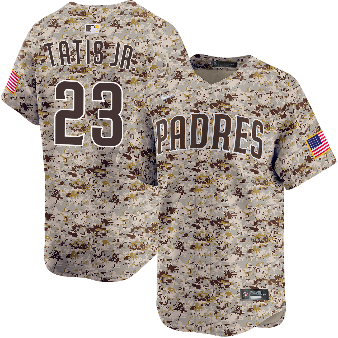 TATIS JR. リミテッドユニフォーム Ｓ 迷彩柄 23 Fernando Tatis Jr. San Diego Padres USMC Camo Limited Jersey by