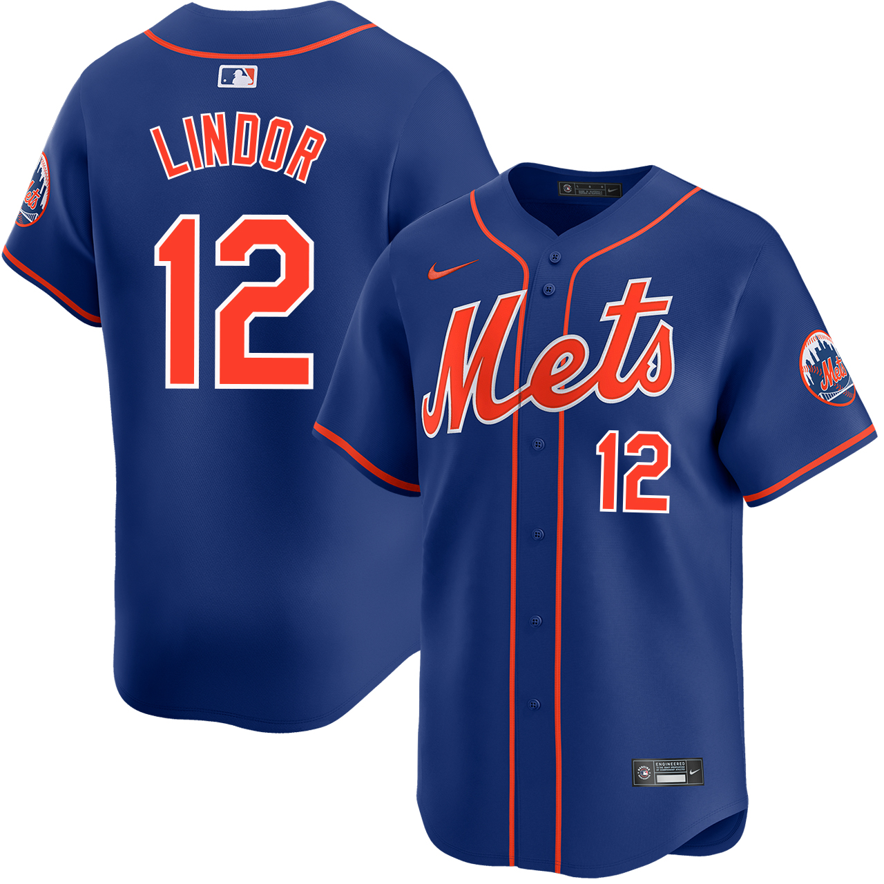 Francisco Lindor New York Mets Alternate Royal Limited Jersey by
