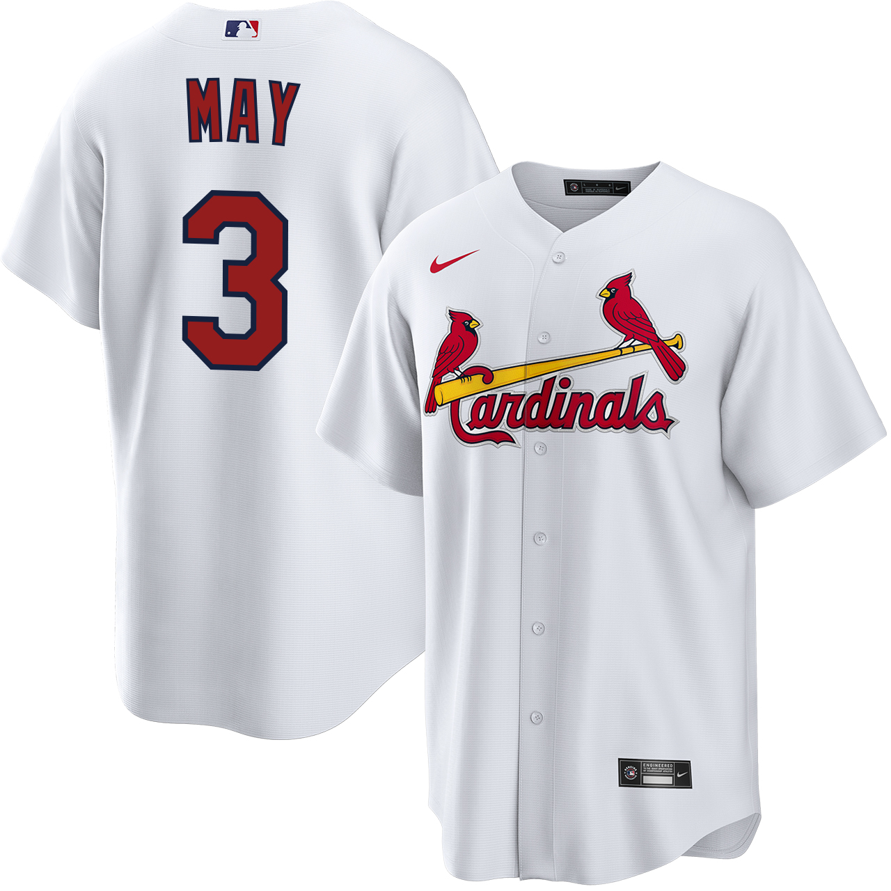 MLB Nike Cardinals ユニフォーム ホワイト Dustin May St. Louis Cardinals Home Jersey by NIKE® | Official MLB®