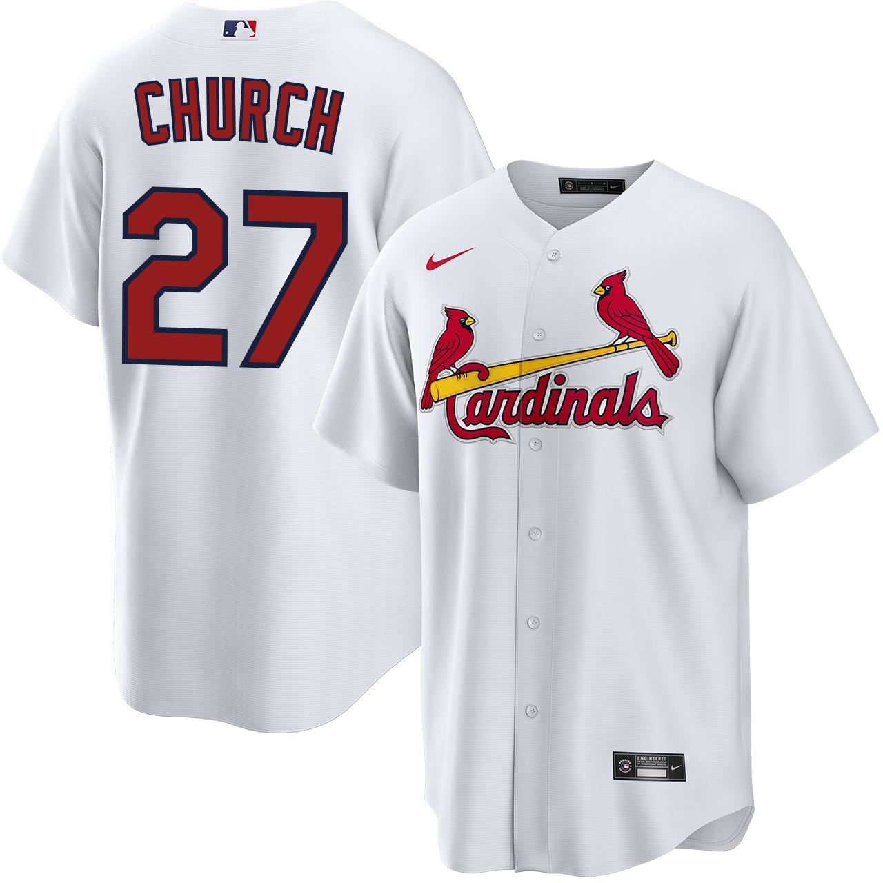 Nathan Church St. Louis Cardinals Home Jersey by NIKE® | Official MLB®