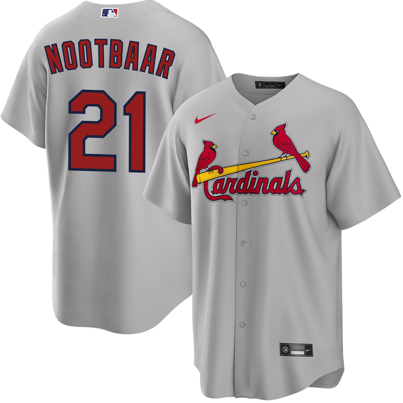 Lars Nootbaar St. Louis Cardinals Road Jersey by NIKE® | Official MLB®