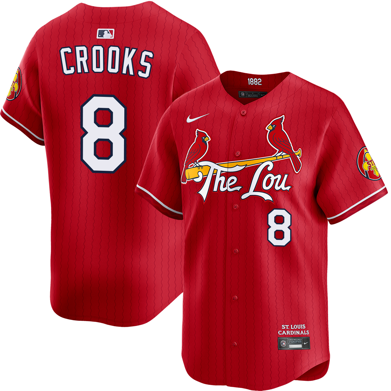 Jimmy Crooks St. Louis Cardinals City Connect Limited Jersey by