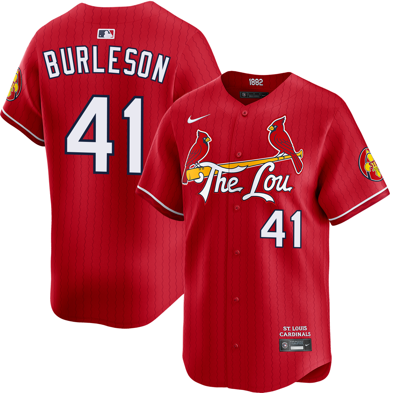ST. LOUIS CARDINALS 記念グッズ4点セット Schick Alec Burleson St. Louis Cardinals City Connect Limited Jersey by