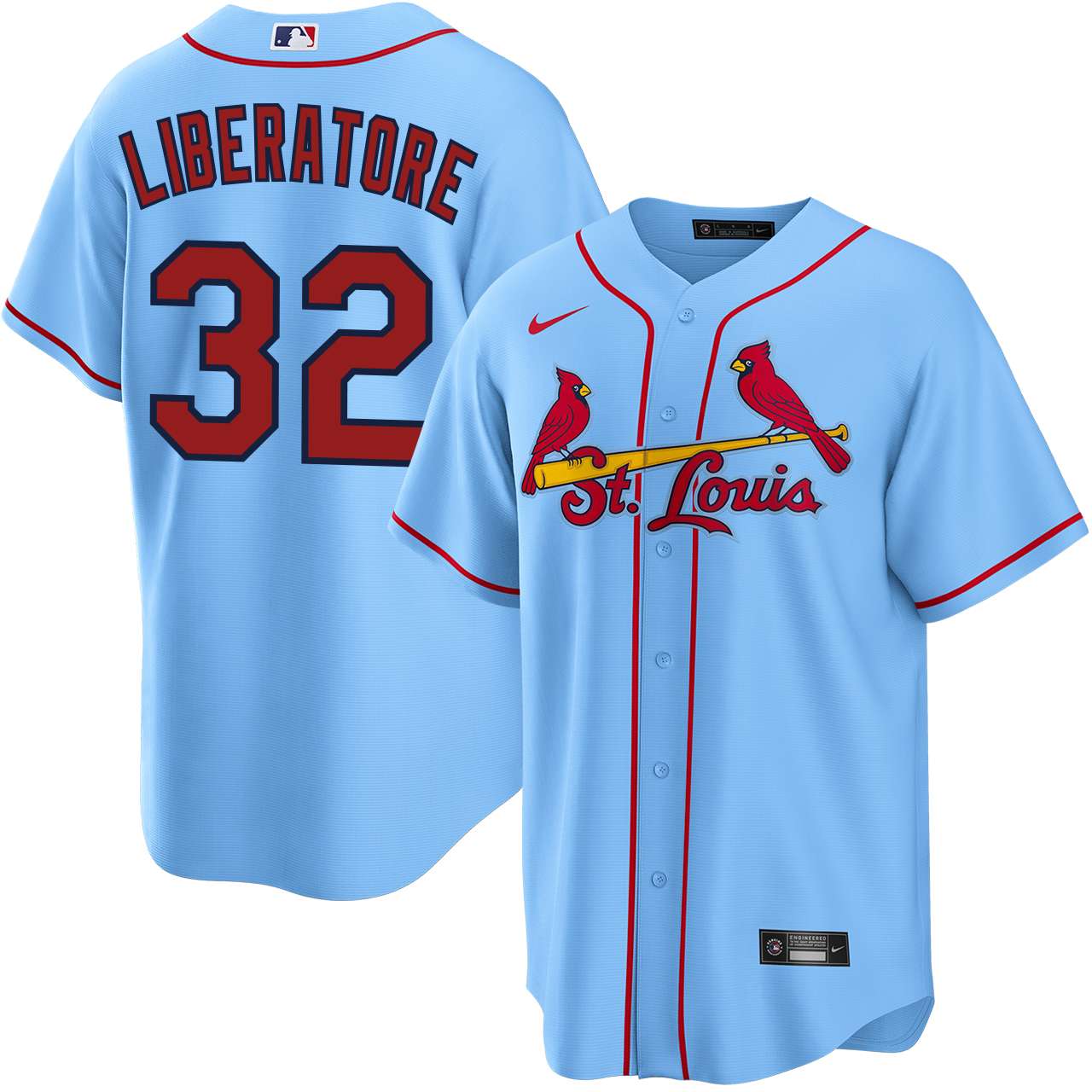 LIBERTA　ユニフォーム Matthew Liberatore St. Louis Cardinals Alternate Light Blue Jersey