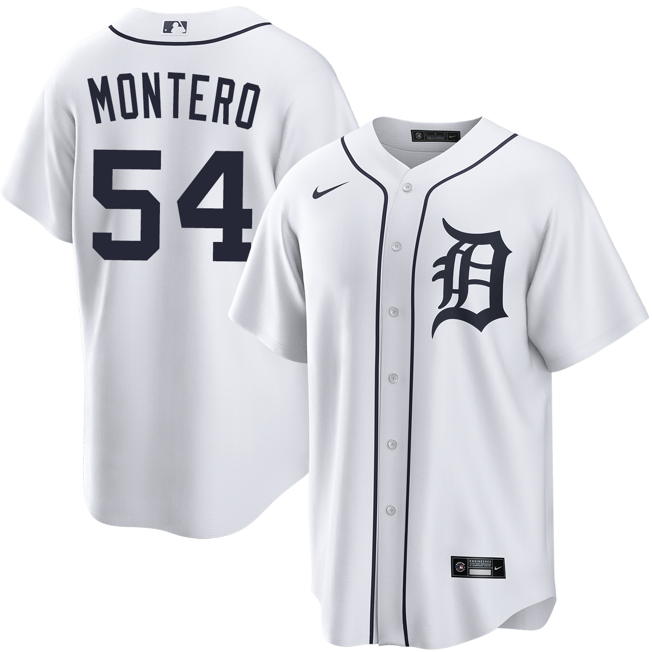 Keider Montero Detroit Tigers Home Jersey by NIKE® | Official MLBÂ®