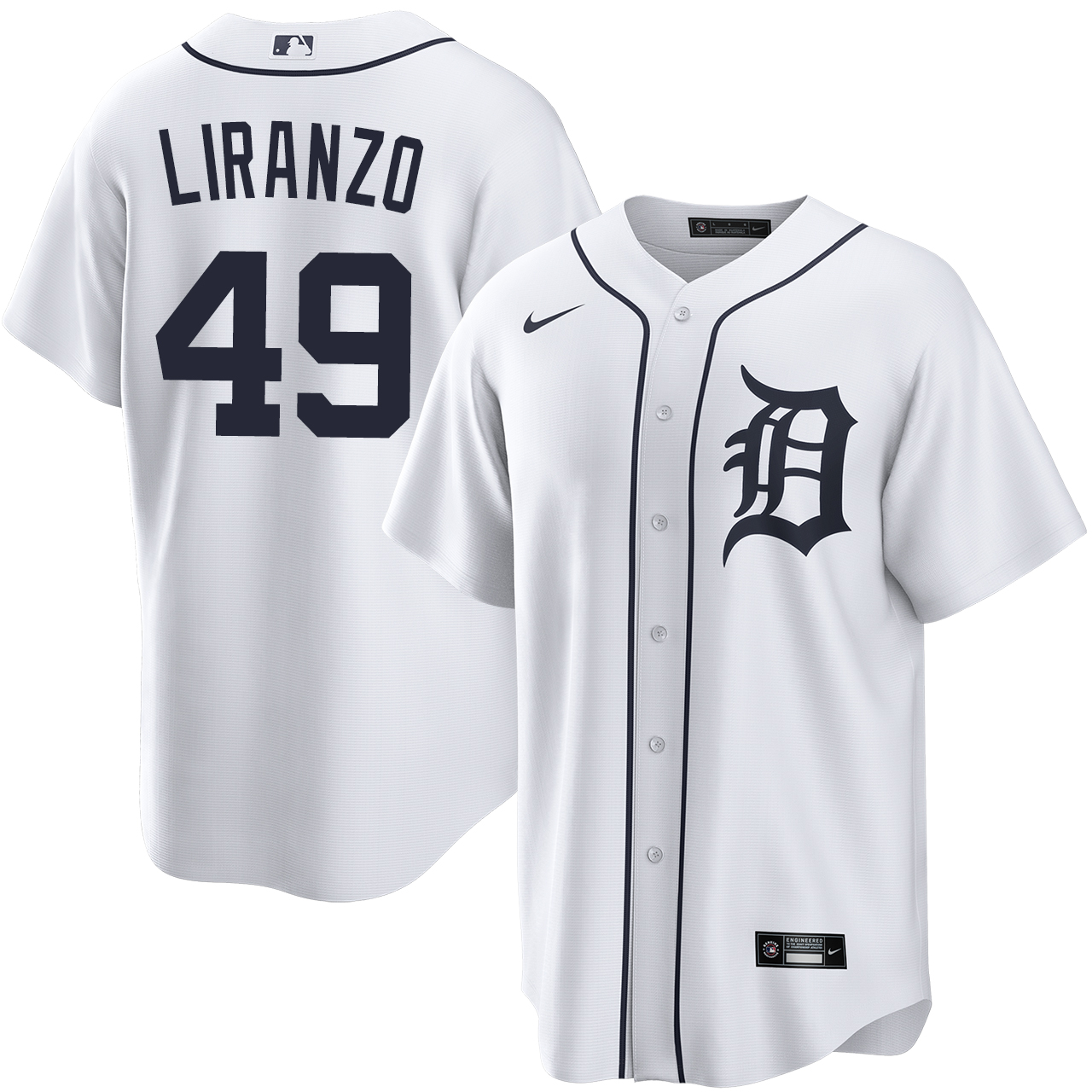Thayron Liranzo Detroit Tigers Home Jersey by NIKE® | Official MLBÂ®