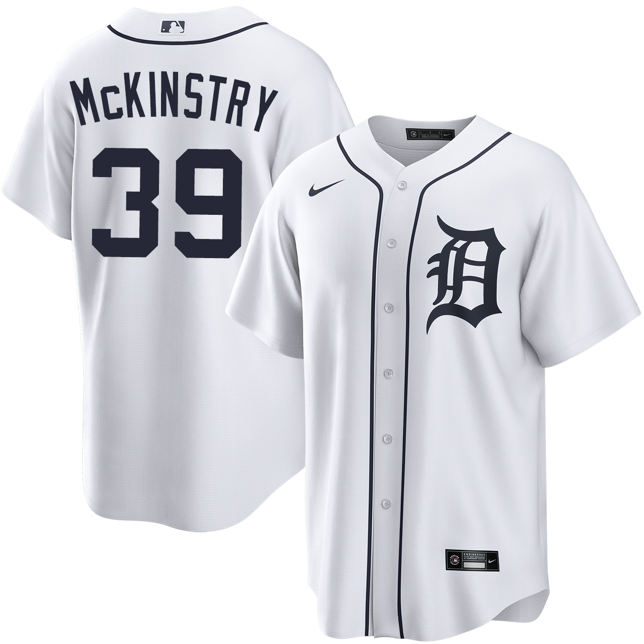 Tigers REINBACH ユニフォーム 40 Zach McKinstry Detroit Tigers Home Jersey by NIKE® | Official MLBÂ®