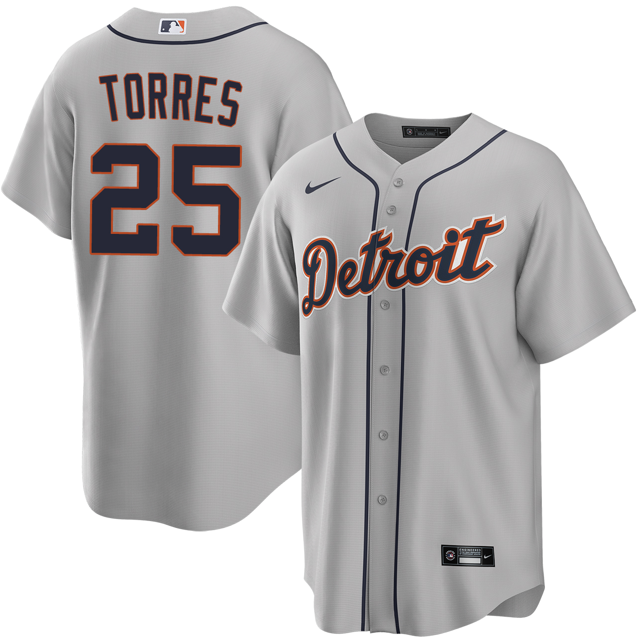 Gleyber Torres Detroit Tigers Road Jersey by NIKE® | Official MLBÂ®