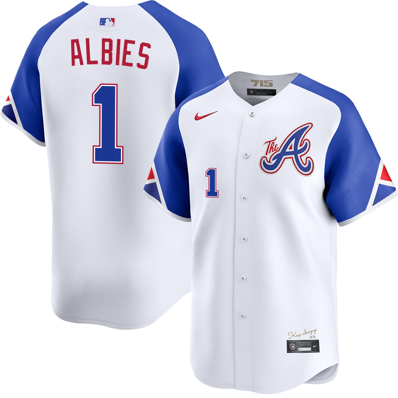 Ozzie Albies Atlanta Braves City Connect Limited Jersey by NIKE