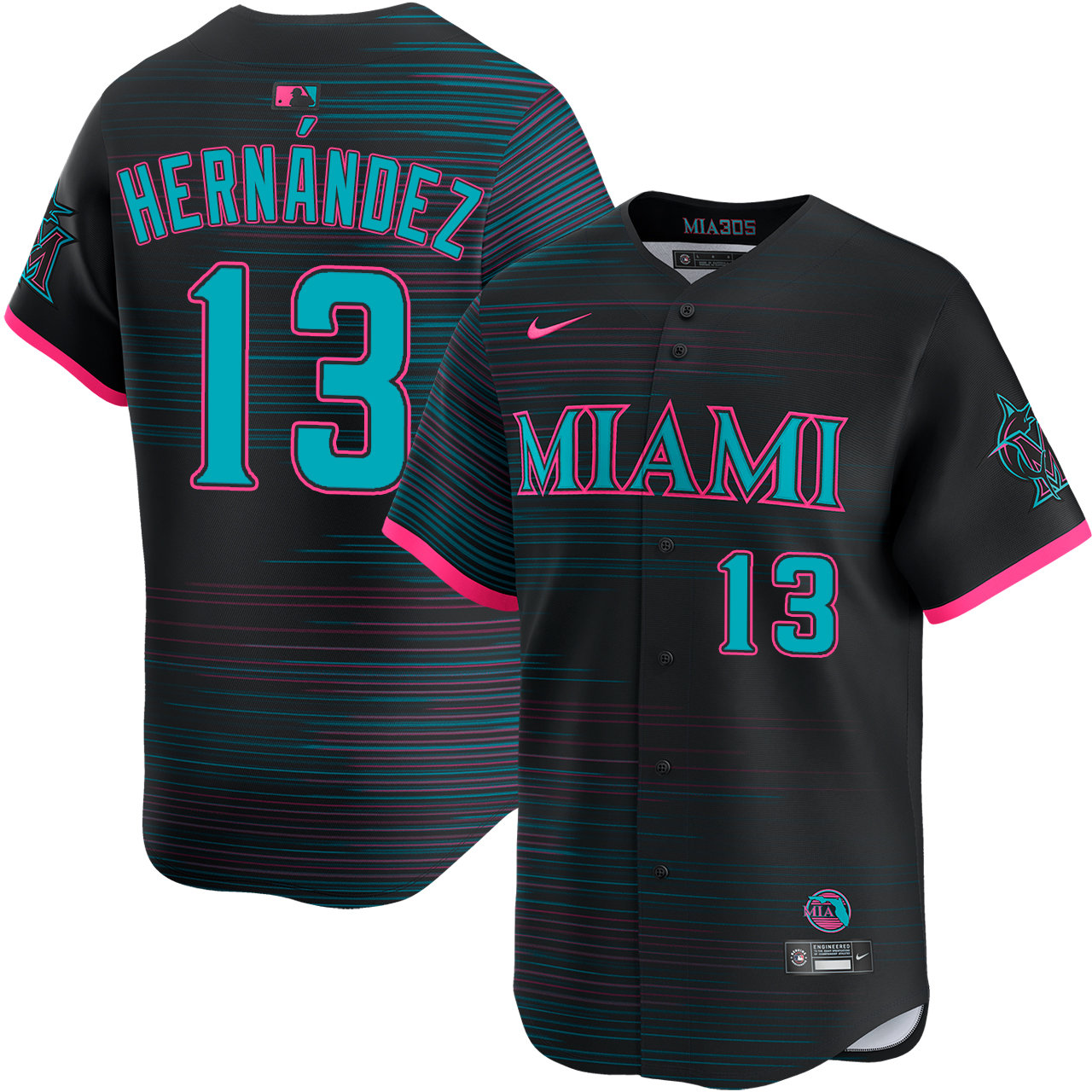 Heriberto Hernández Miami Marlins City Connect Limited Jersey by
