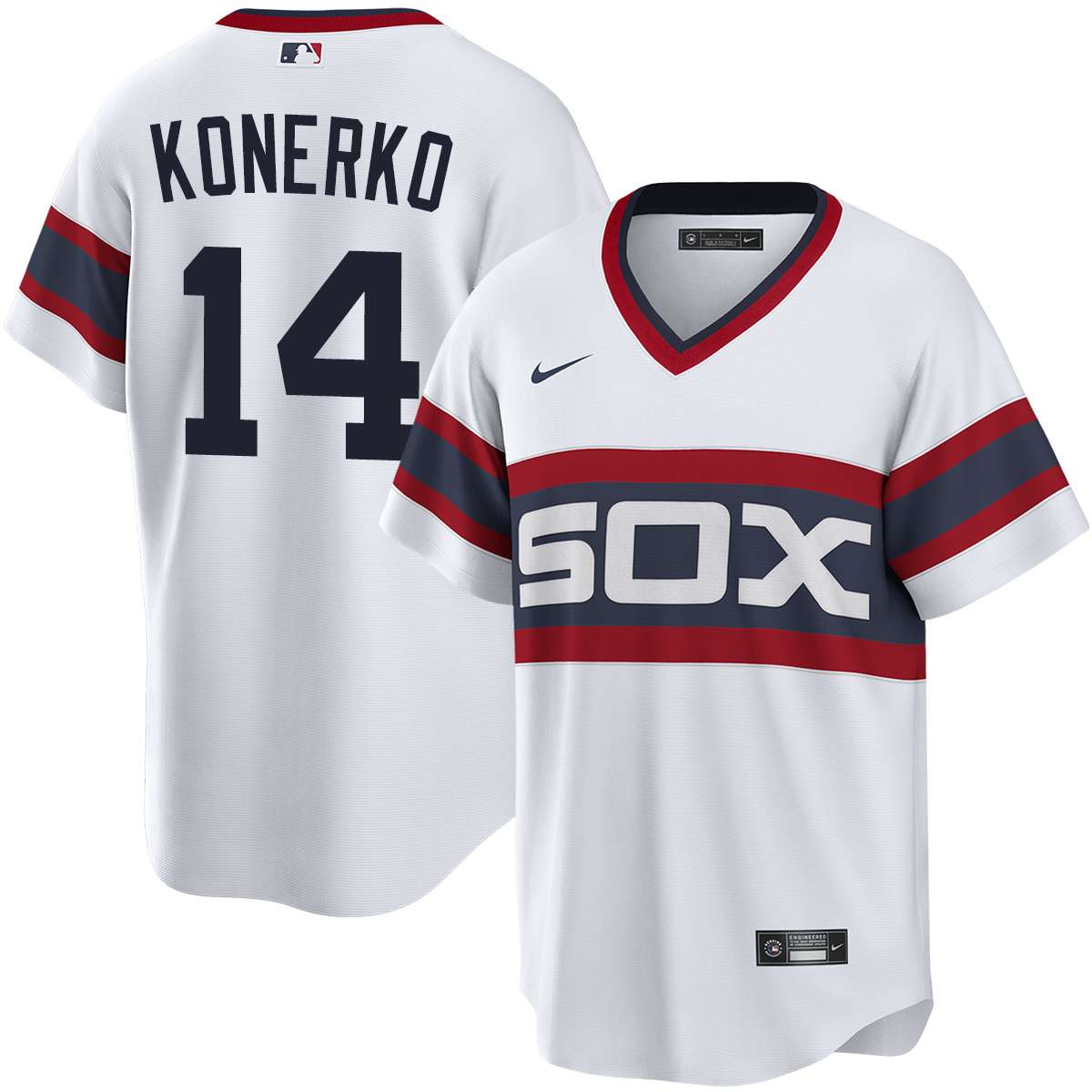 Paul Konerko Chicago White Sox Alternate White Pullover Jersey by