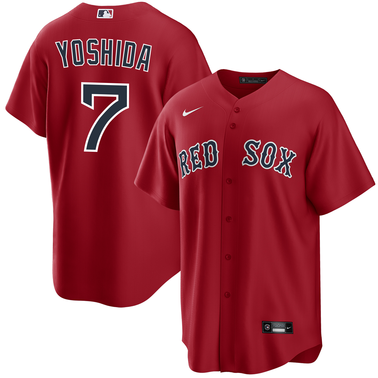 Masataka Yoshida Boston Red Sox Alternate Red Jersey by NIKE