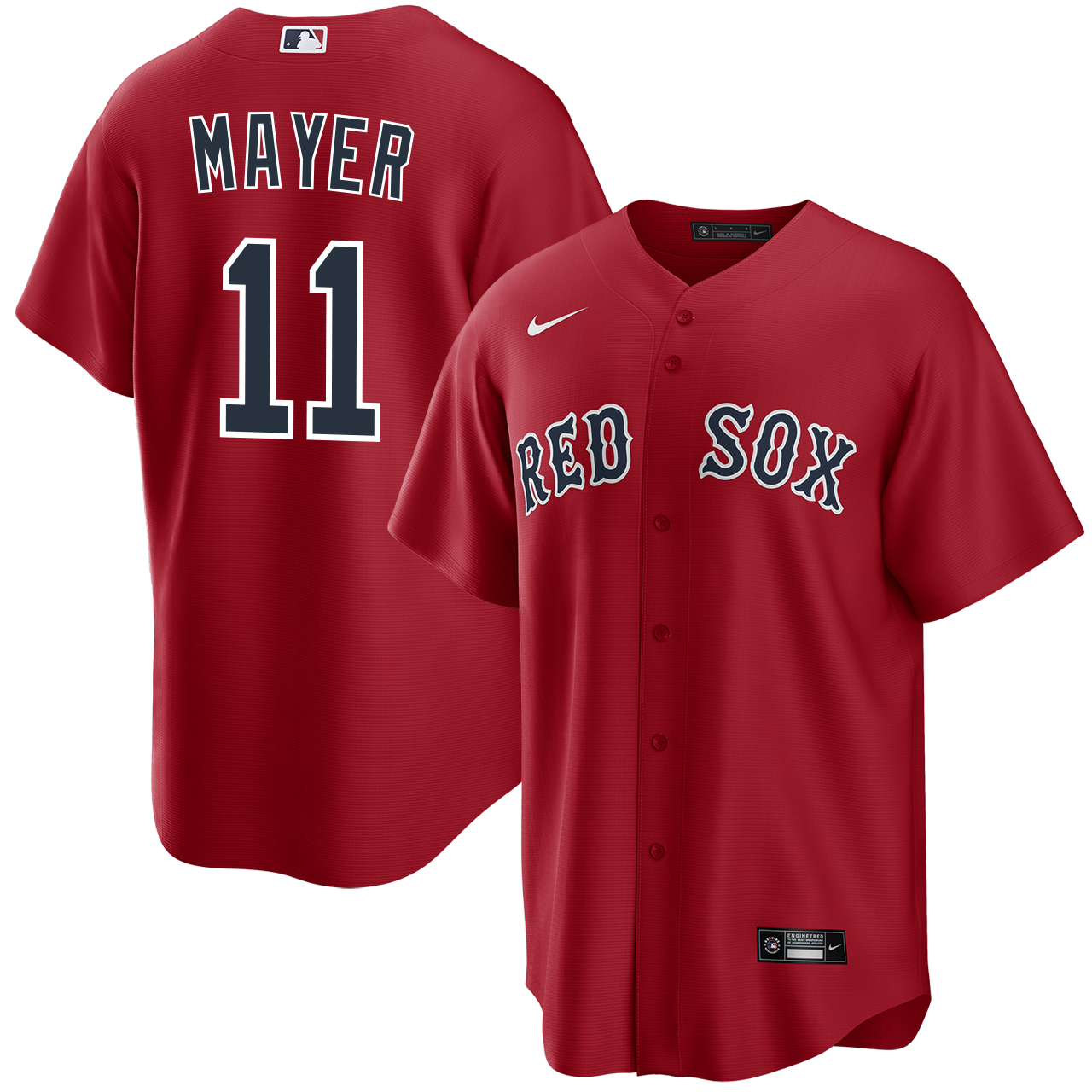 Marcelo Mayer Boston Red Sox Alternate Red Jersey by NIKE