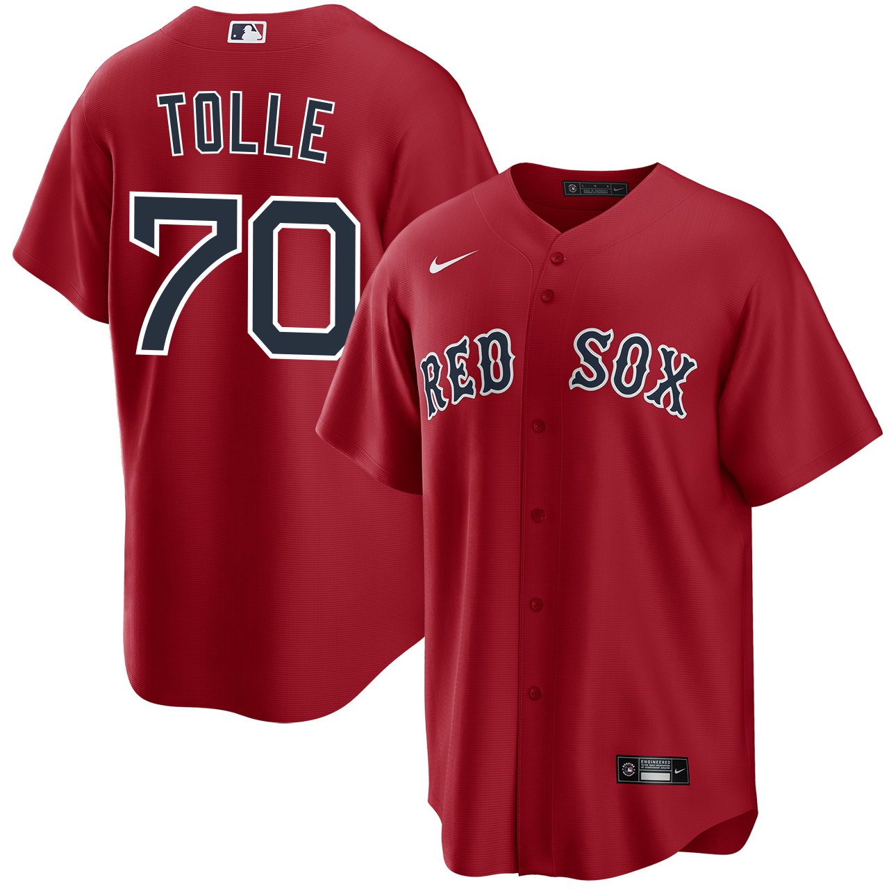 Payton Tolle Boston Red Sox Alternate Red Jersey by NIKE