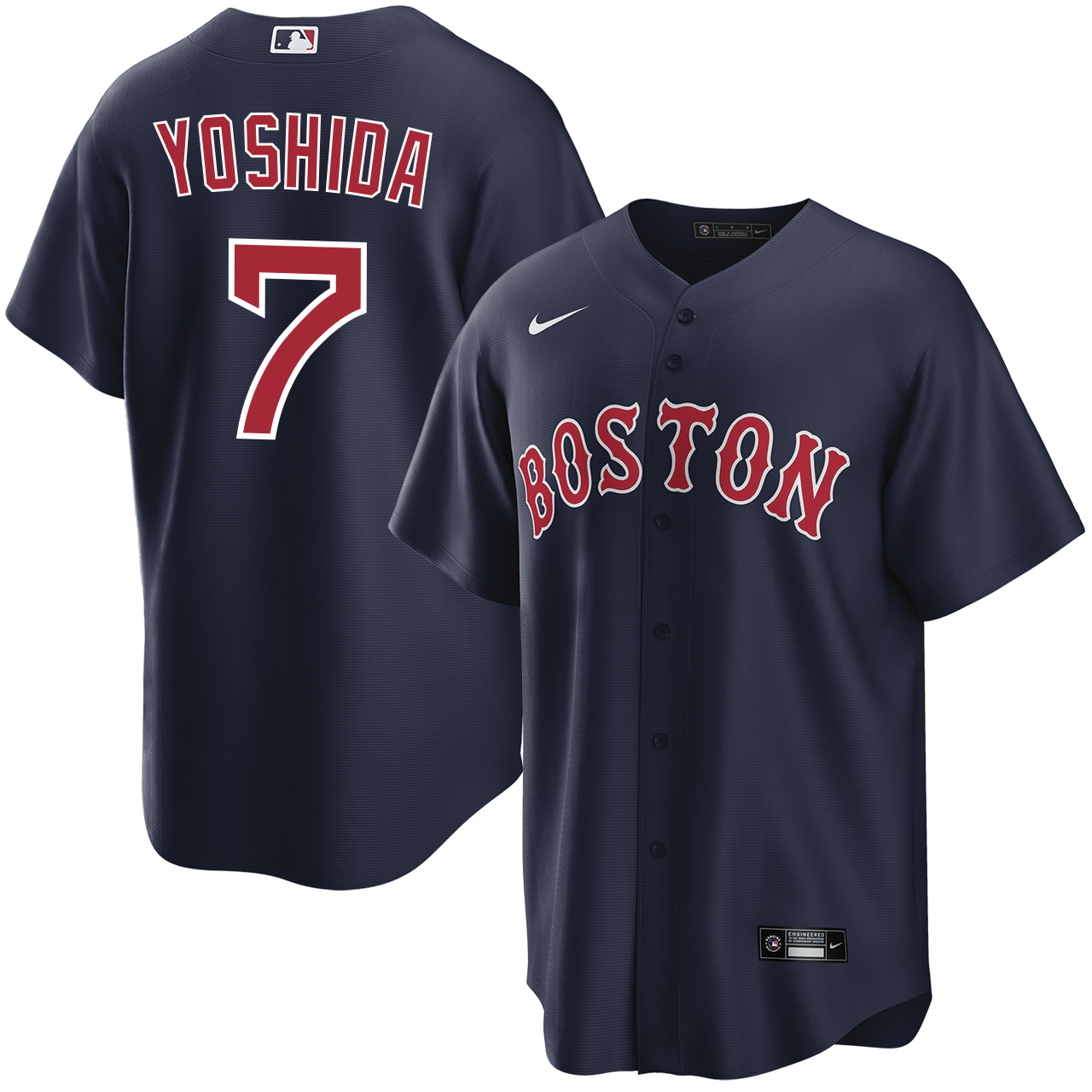 Masataka Yoshida Boston Red Sox Alternate Navy Jersey by NIKE