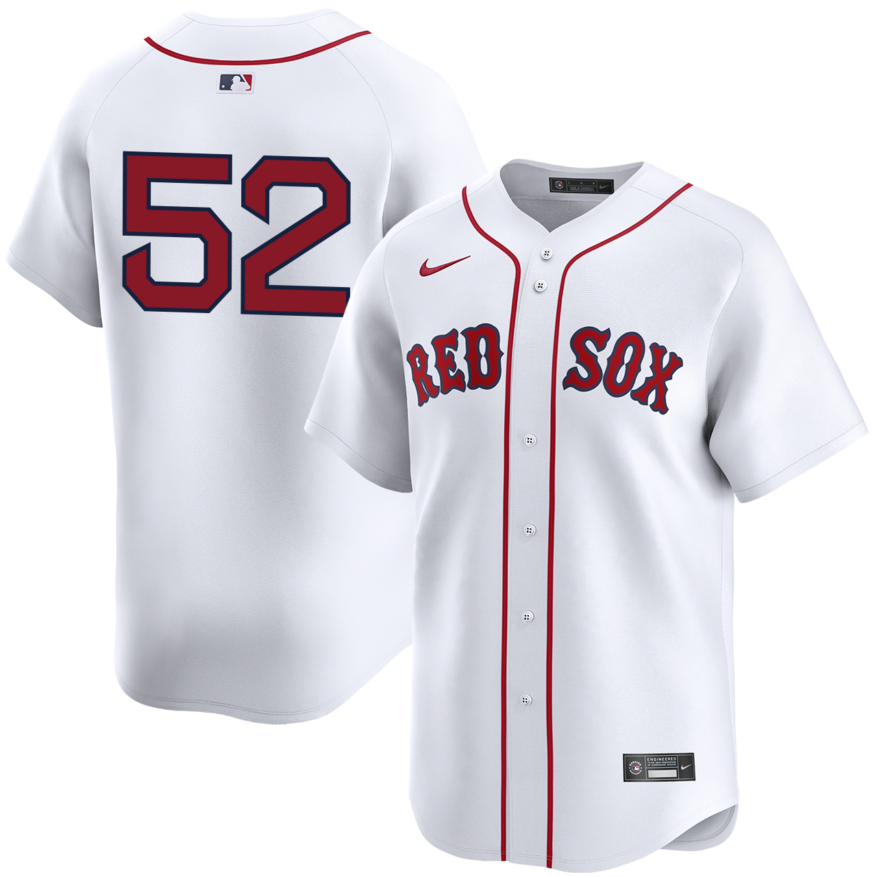 Wilyer Abreu Boston Red Sox Home Limited Player Jersey by NIKE