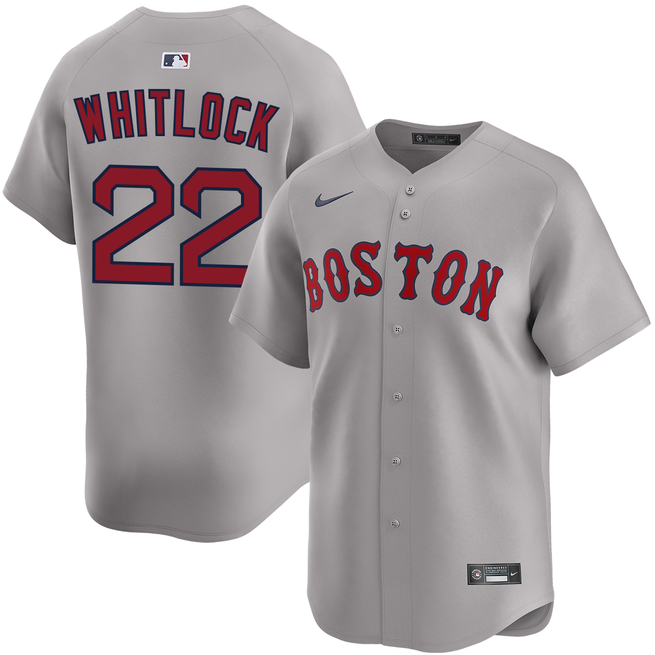 Garrett Whitlock Boston Red Sox Road Limited Jersey by NIKE