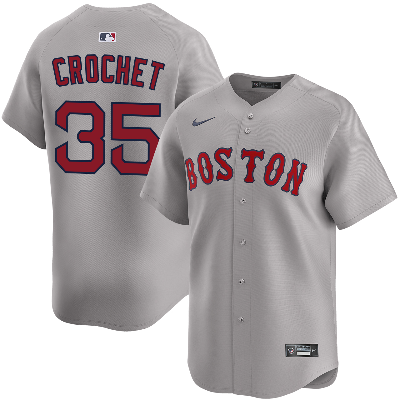 Garrett Crochet Boston Red Sox Road Limited Jersey by NIKE