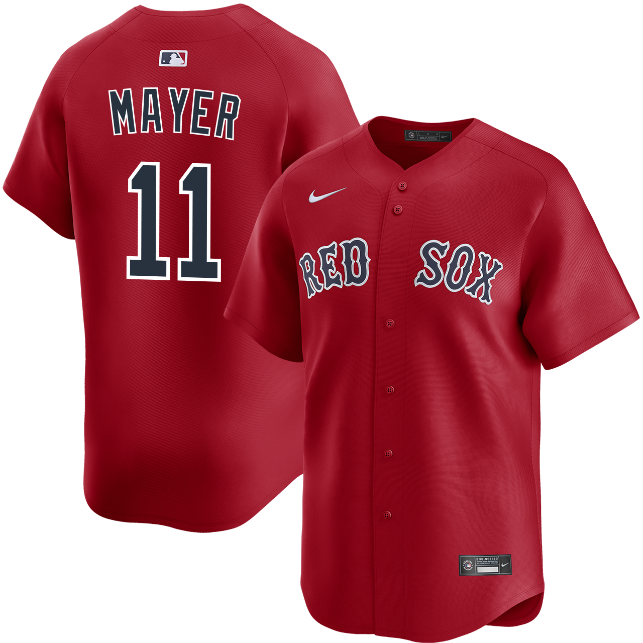 Marcelo Mayer Boston Red Sox Alternate Red Limited Jersey by NIKE