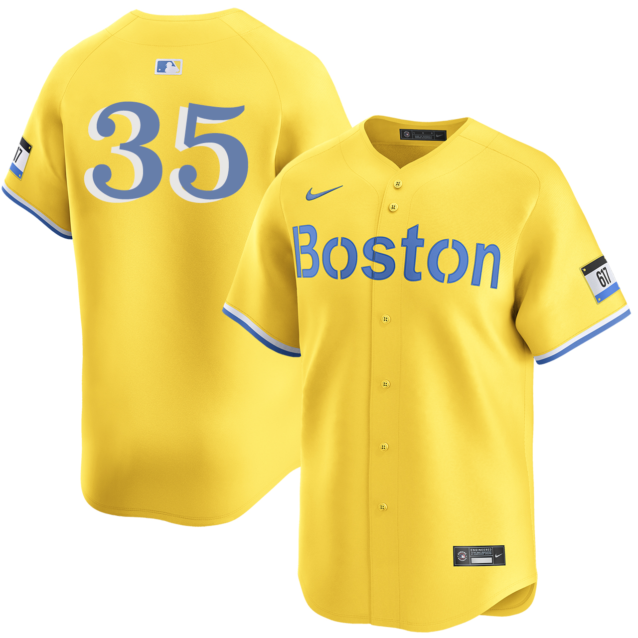 Garrett Crochet Boston Red Sox Alternate Yellow Limited Jersey by