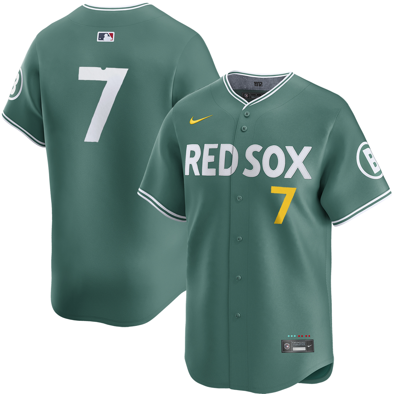 Masataka Yoshida Boston Red Sox Green City Connect Limited Jersey