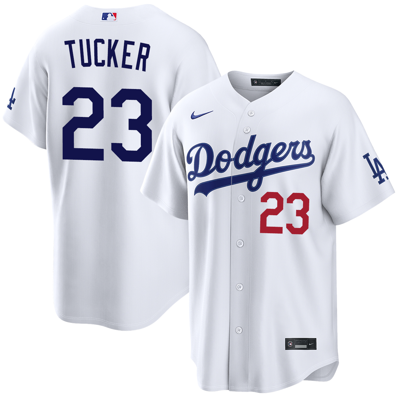 Kyle Tucker Los Angeles Dodgers Home Stadium Jersey by NIKE