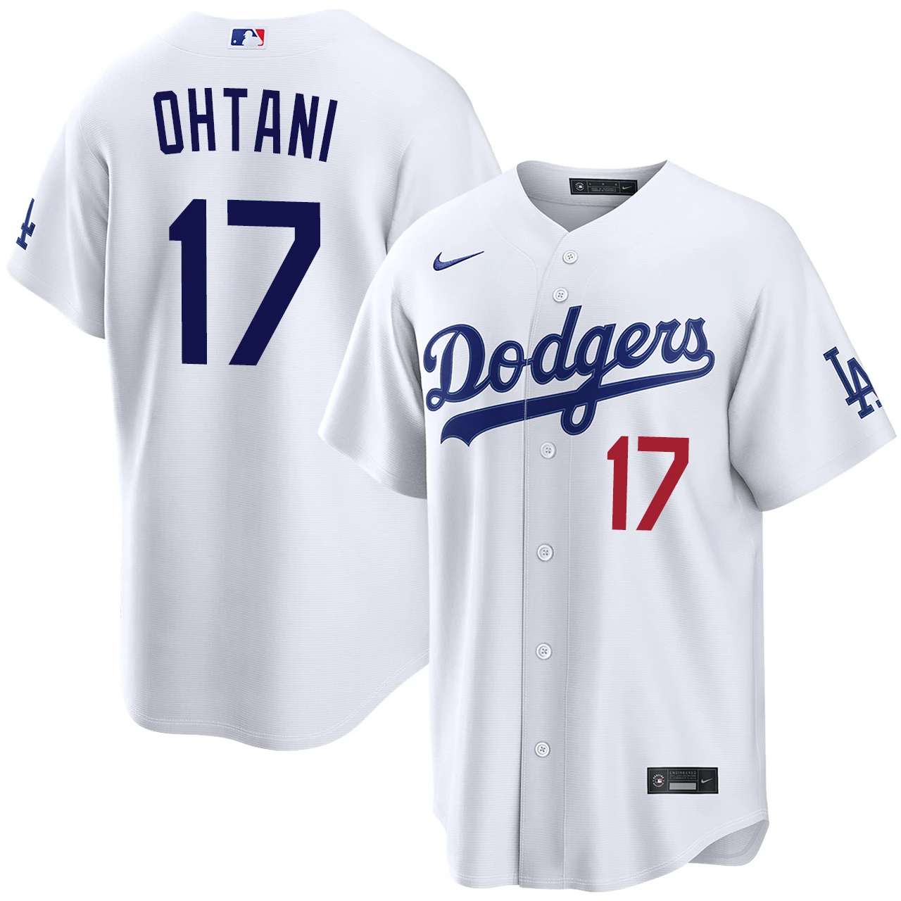 Nike Dodgers ユニフォーム オオタニ 17 S Shohei Ohtani Los Angeles Dodgers Home Stadium Jersey by NIKE