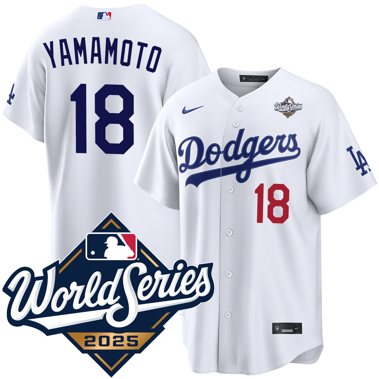 Yoshinobu Yamamoto Los Angeles Dodgers Home World Series Stadium