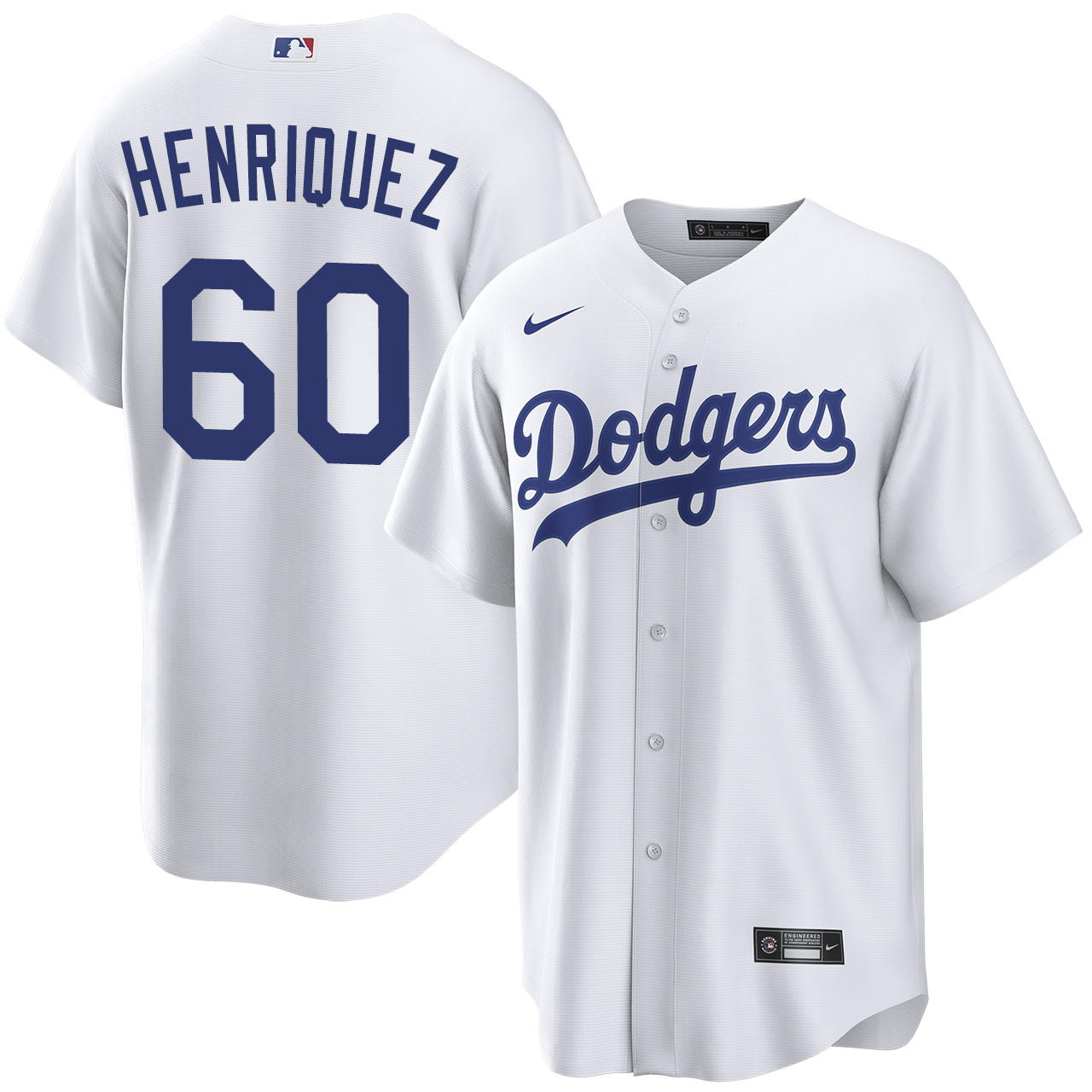 Edgardo Henriquez Los Angeles Dodgers Home Jersey by NIKE