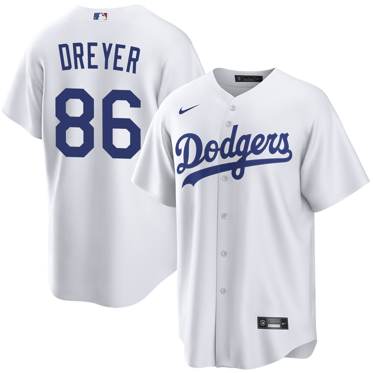 Jack Dreyer Los Angeles Dodgers Home Jersey by NIKE® | Official MLB®