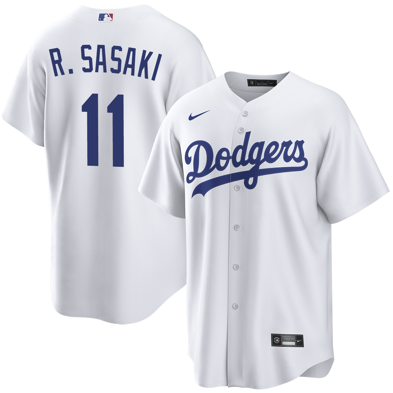 Roki Sasaki Los Angeles Dodgers Home Jersey by NIKE® | Official MLB®
