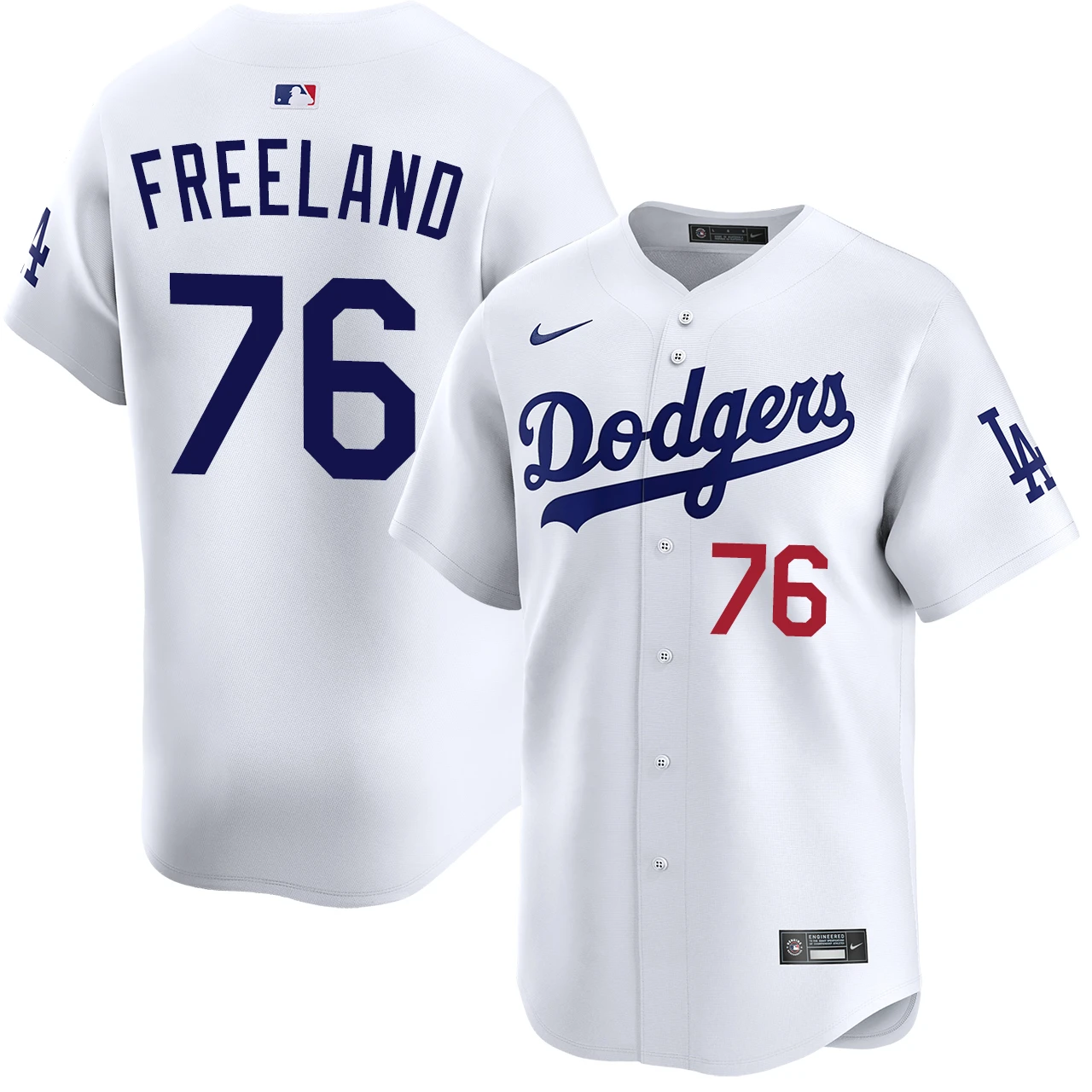 Alex Freeland Los Angeles Dodgers Home Limited Jersey by NIKE
