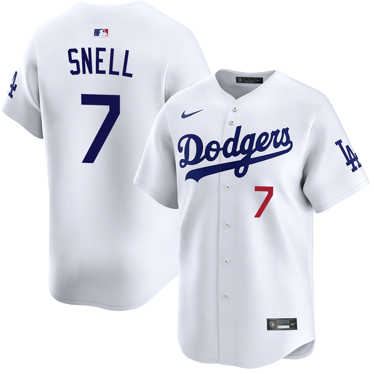 Blake Snell Los Angeles Dodgers Home Limited Jersey by NIKE