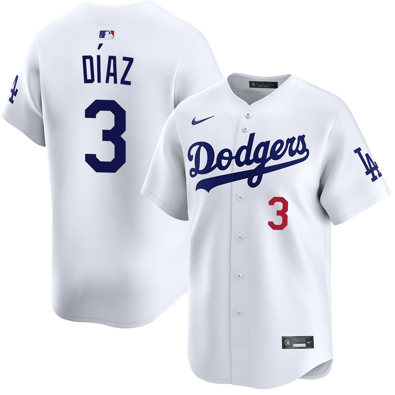 Edwin Díaz Los Angeles Dodgers Home Limited Jersey by NIKE