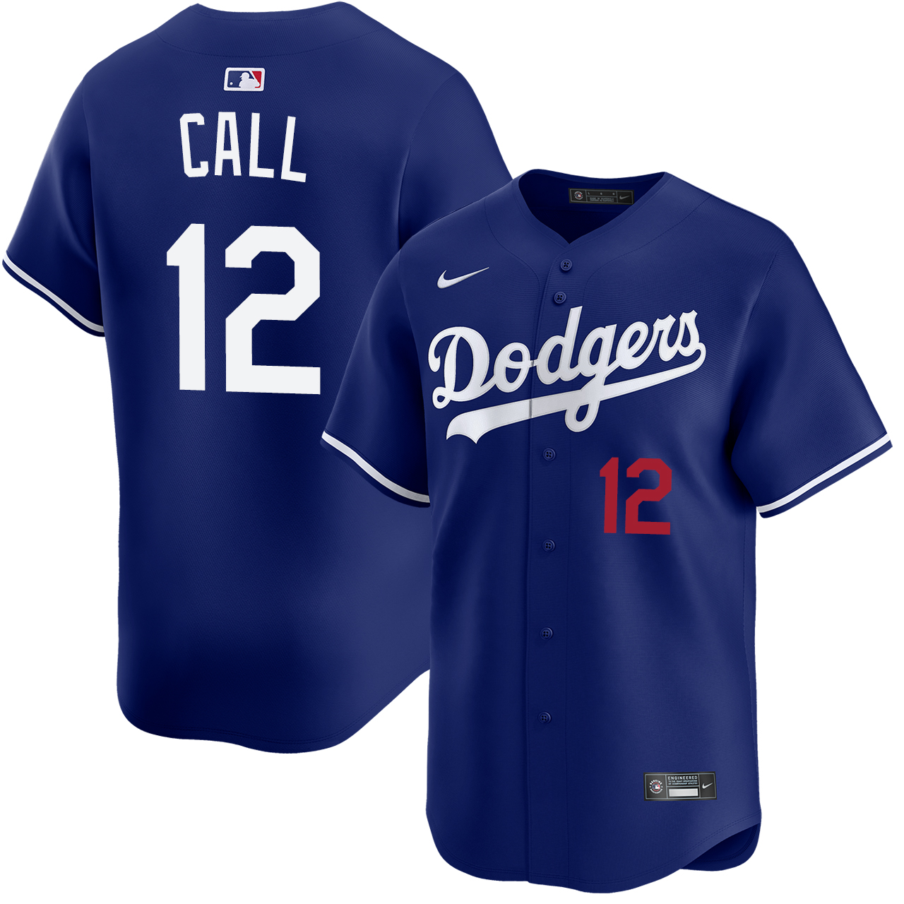 Alex Call Los Angeles Dodgers Alternate Royal Limited Jersey by