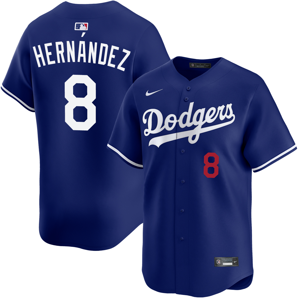 Kiké Hernández Los Angeles Dodgers Alternate Royal Limited Jersey