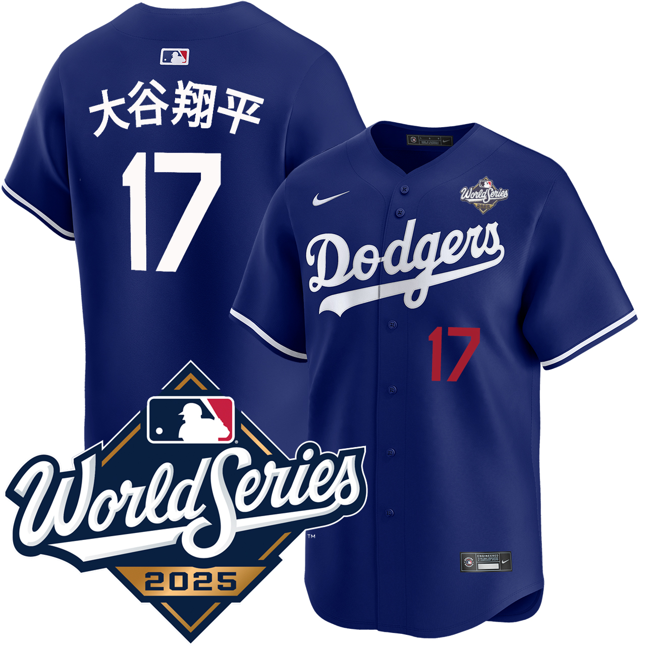 Shohei Ohtani Kanji Los Angeles Dodgers Alternate Royal World