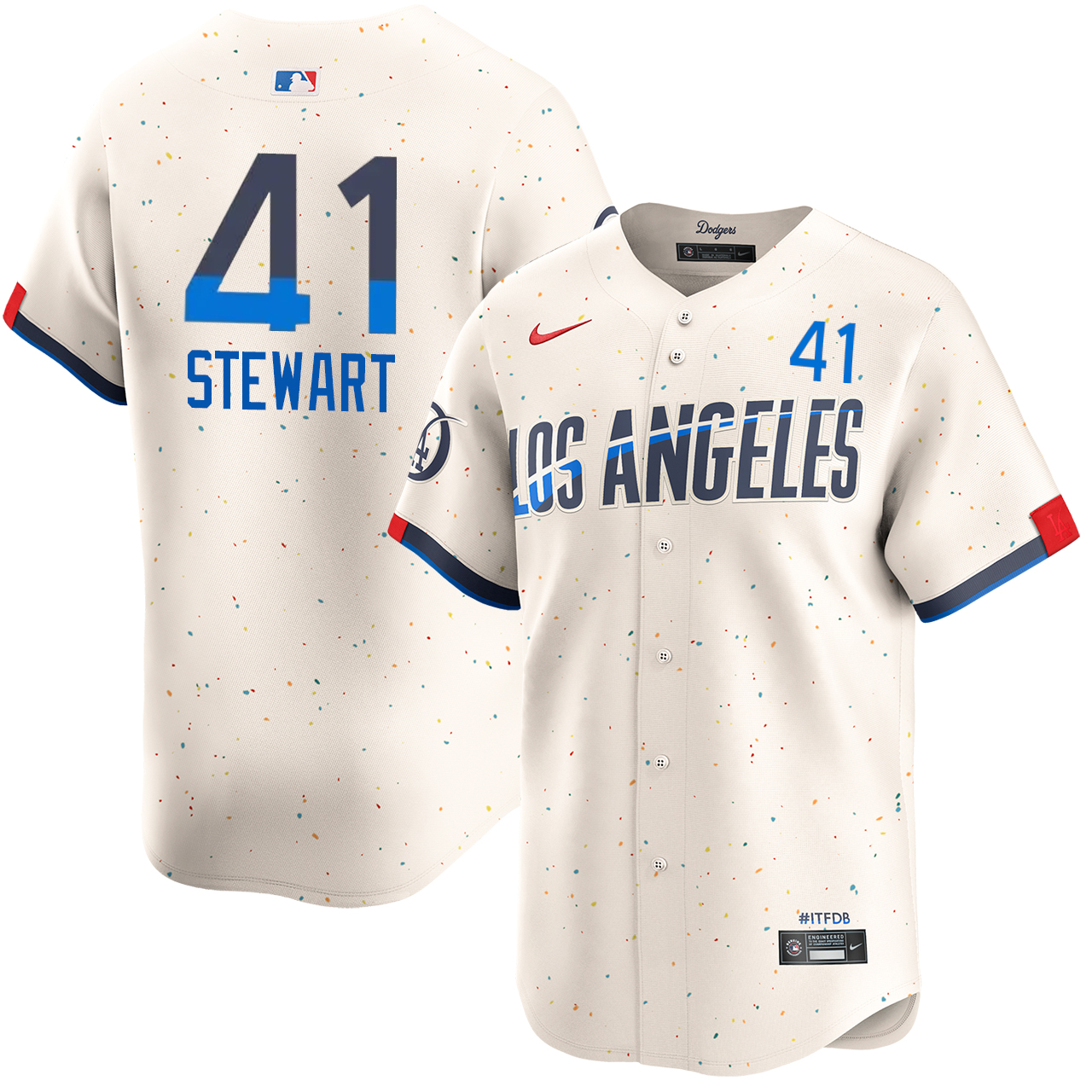 Brock Stewart Los Angeles Dodgers City Connect Limited Jersey by