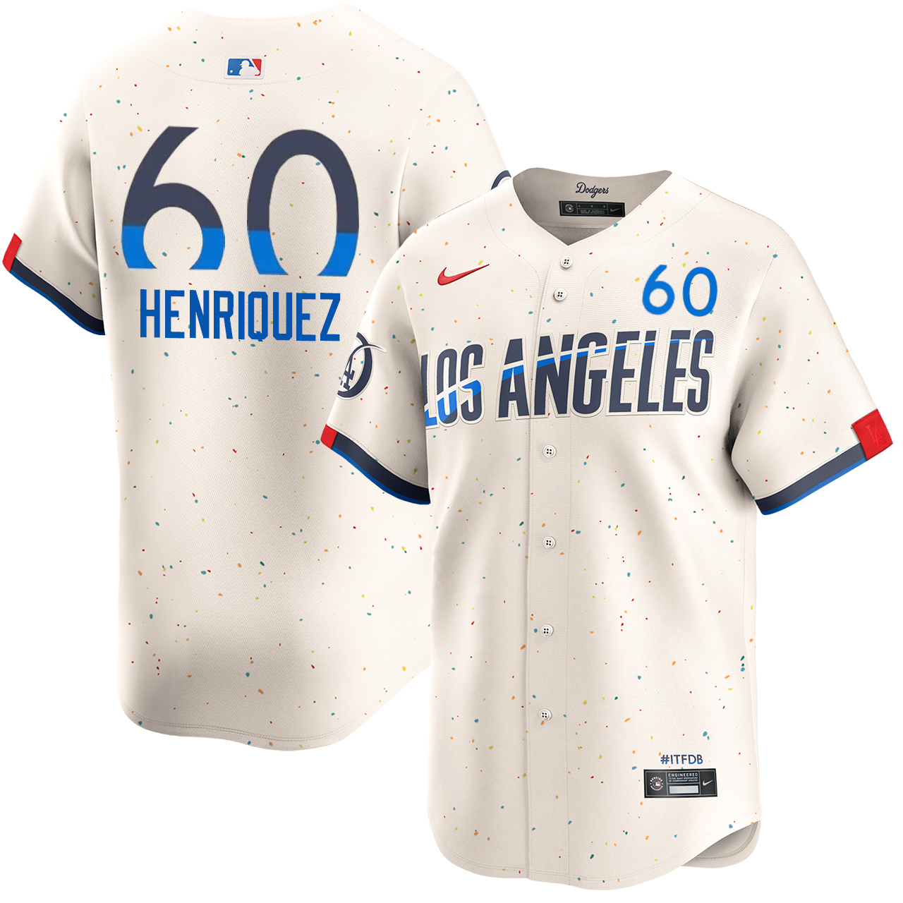 Edgardo Henriquez Los Angeles Dodgers City Connect Limited Jersey