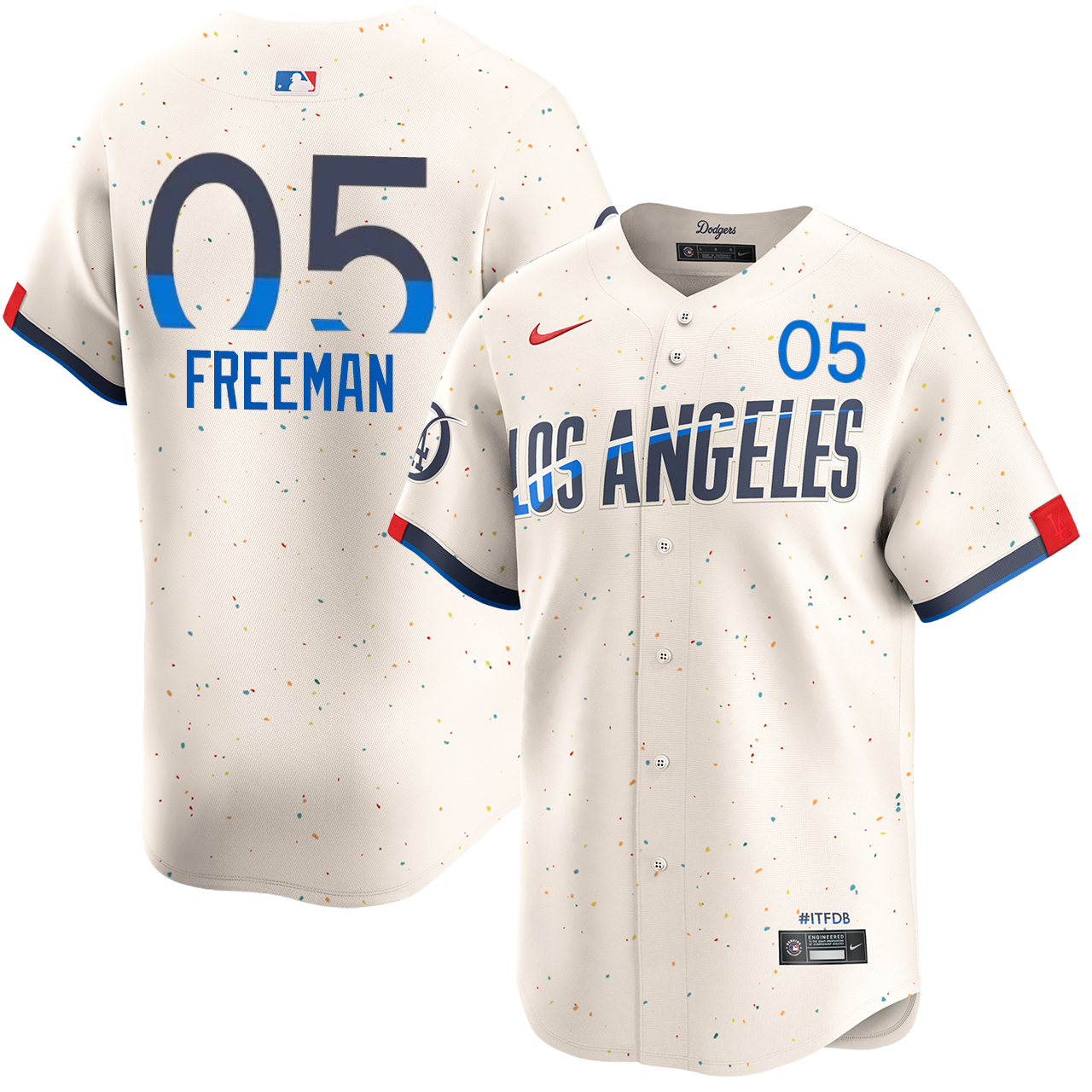 Freddie Freeman Los Angeles Dodgers City Connect Limited Jersey by