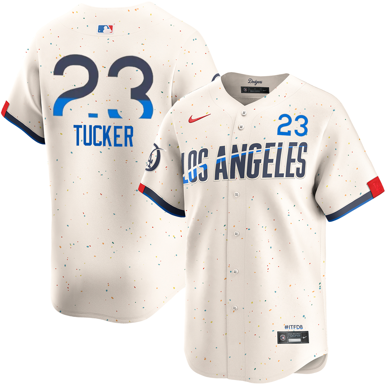 NIKEドジャース City Connect Limited ユニフォーム L Kyle Tucker Los Angeles Dodgers City Connect Limited Jersey by