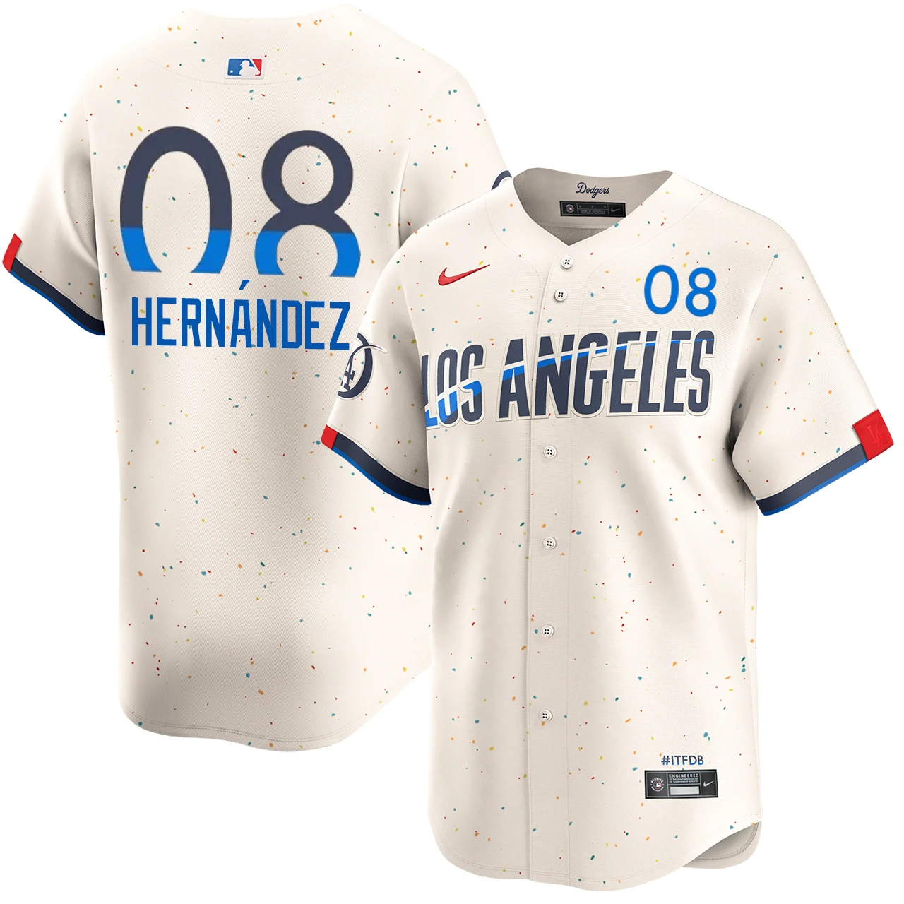 Kiké Hernández Los Angeles Dodgers City Connect Limited Jersey by