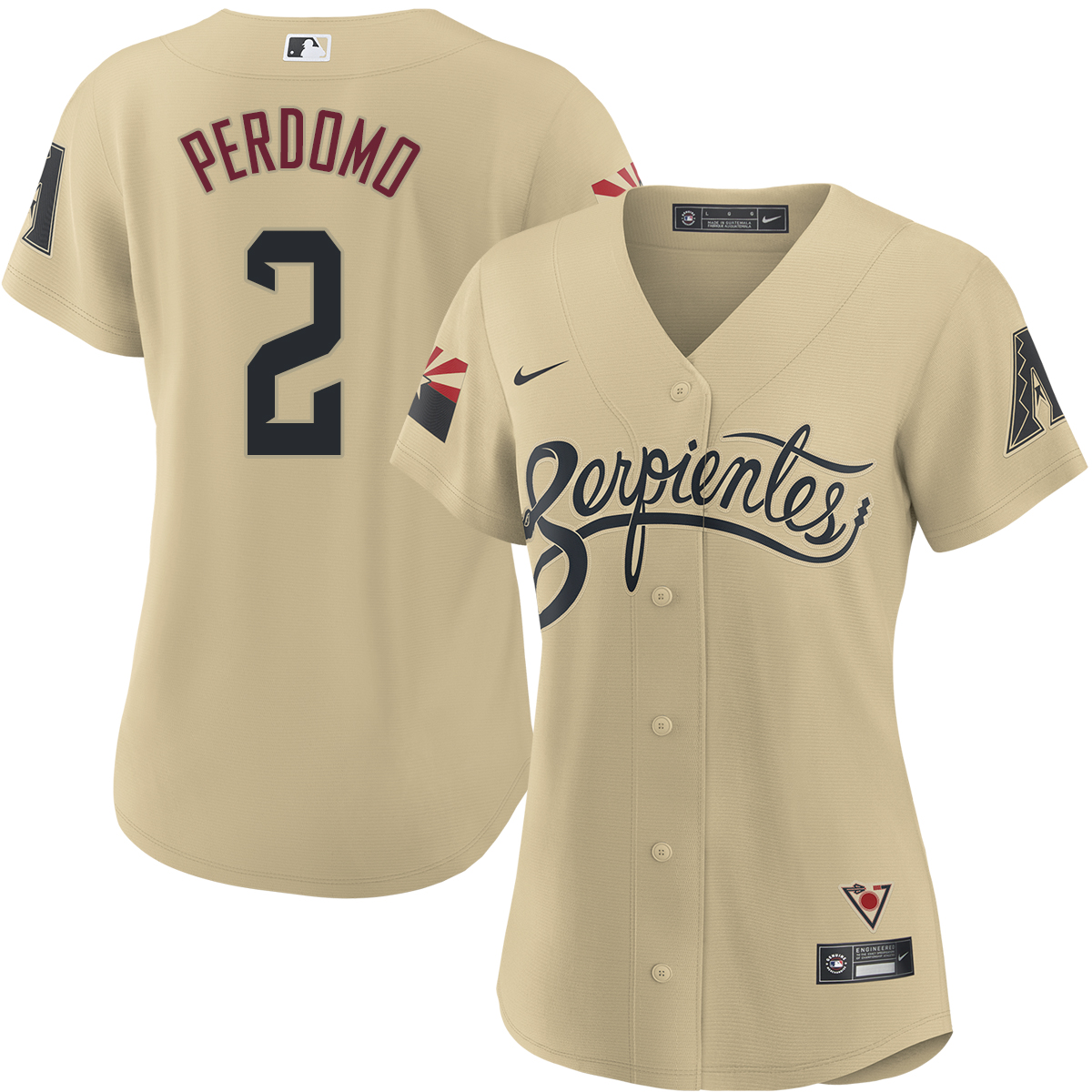 Geraldo Perdomo Arizona Diamondbacks Women's City Connect Jersey