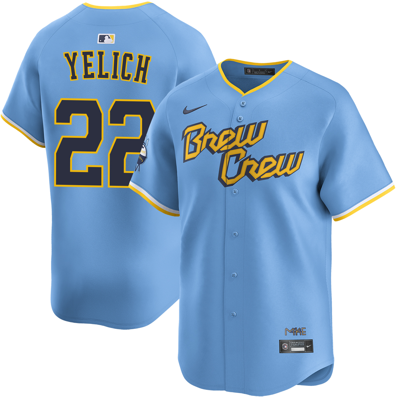 Christian Yelich Milwaukee Brewers City Connect Limited Jersey by