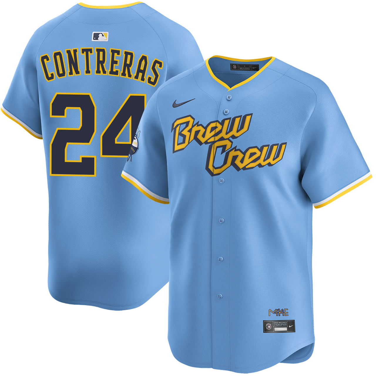 William Contreras Milwaukee Brewers City Connect Limited Jersey by