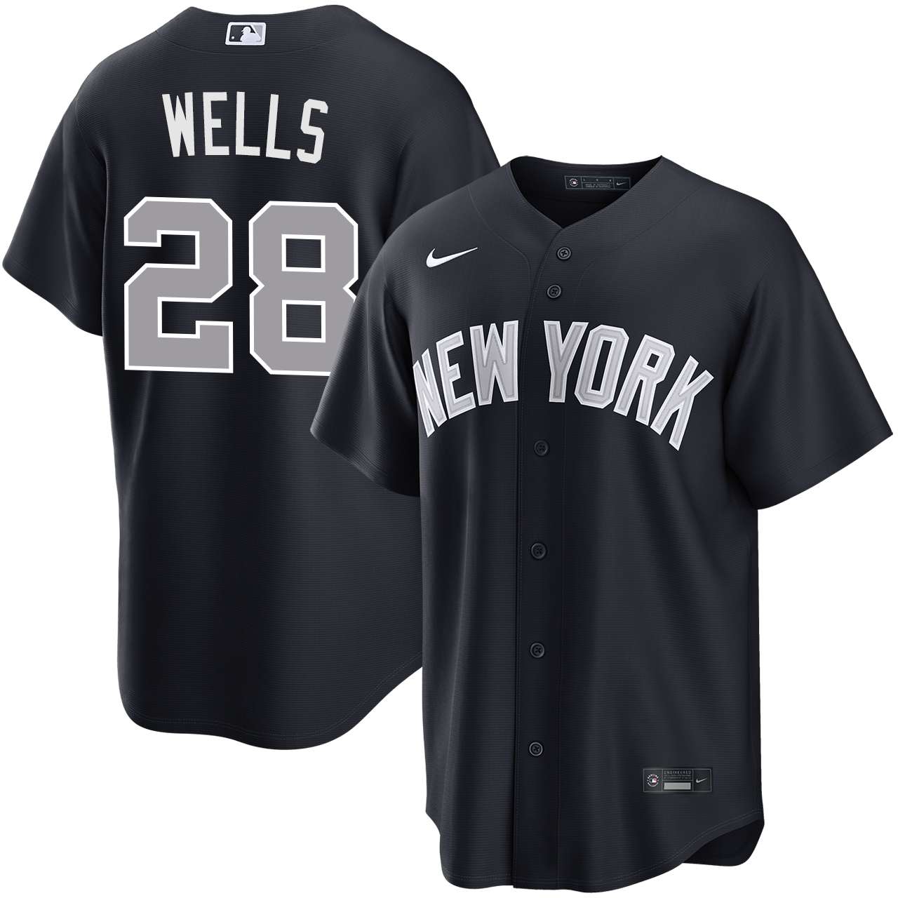 NYヤンキース　Jersey Austin Wells New York Yankees Alternate Road Jersey by NIKE